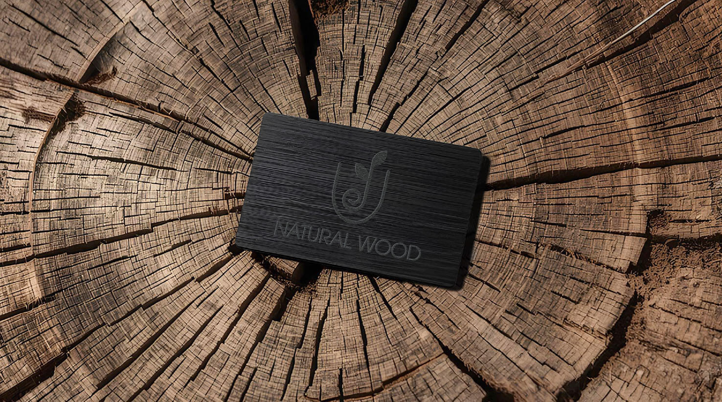 Wood Card Black &ndash; card in legno sostenibile